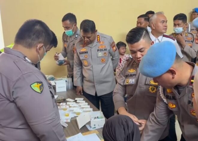 Berantas Narkoba di Internal Polri, Ratusan Personel Polresta Bengkulu Jalani Tes Urine Dadakan
