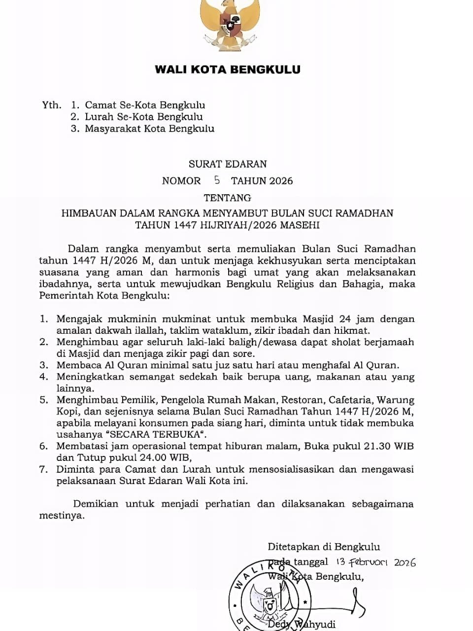 Door To Door Ke Tempat Hiburan Malam, Polsek Ratu Samban Ingatkan Pengelola Tentang SE Walikota