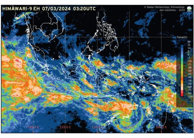 Waspada! Hujan Dengan Intensitas Lebat Hingga Sangat Lebat Hantui Hampir Seluruh Wilayah Indonesia