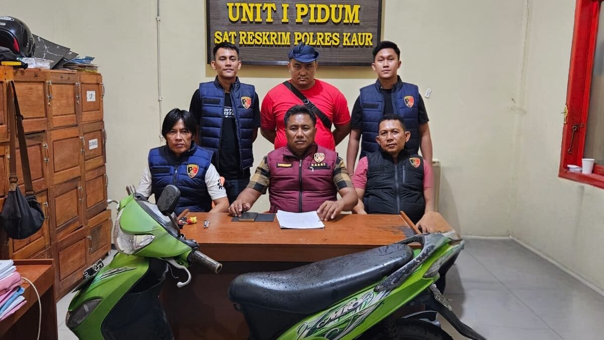 Dalam Hitungan Jam, Satreskrim Polres Kaur Berhasil Tangkap 2 Bocah Pelaku Curanmor Kampung