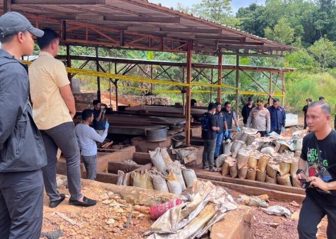 Amankan 7 Tersangka, Mabes Polri Bongkar Penambangan Ilegal & Penyelundupan Pasir Timah ke Malaysia
