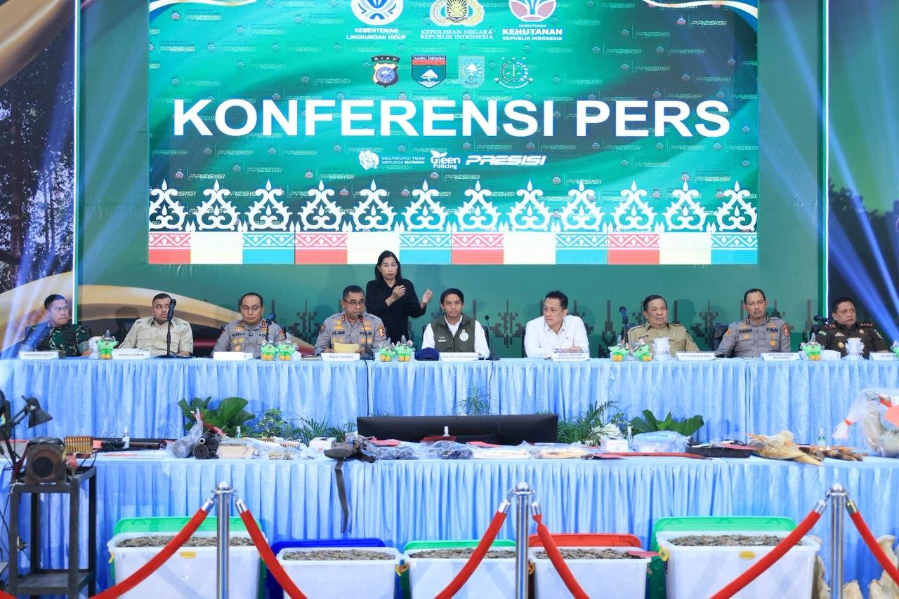 Polda Riau Tangkap 15 Tersangka Pemburuan Gajah Sumatera Jaringan Lintas Provinsi