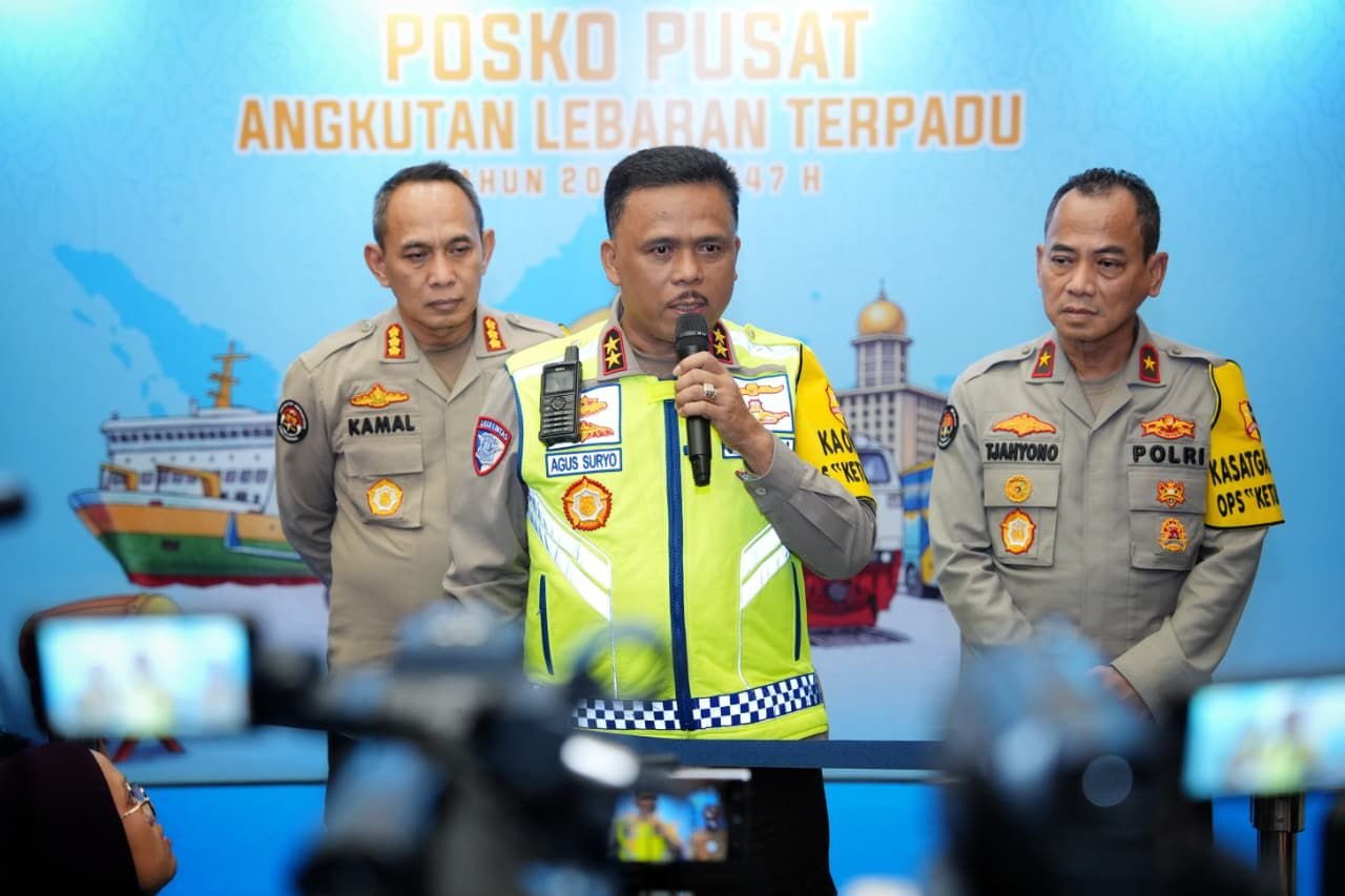 Hadiri Pembukaan Posko Angkutan Lebaran 2026, Kakorlantas Pastikan Operasi Ketupat Berjalan Lancar