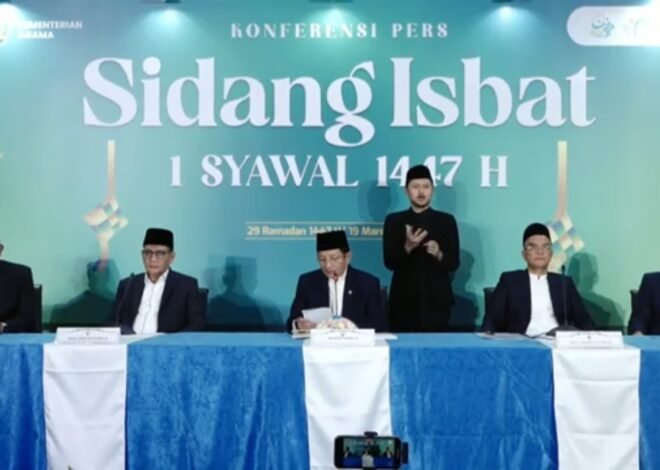 Hilal Tak Terlihat, Pemerintah Tetapkan Hari Raya Idul Fitri 1447 Hijriah Jatuh Pada Sabtu 21 Maret 2026