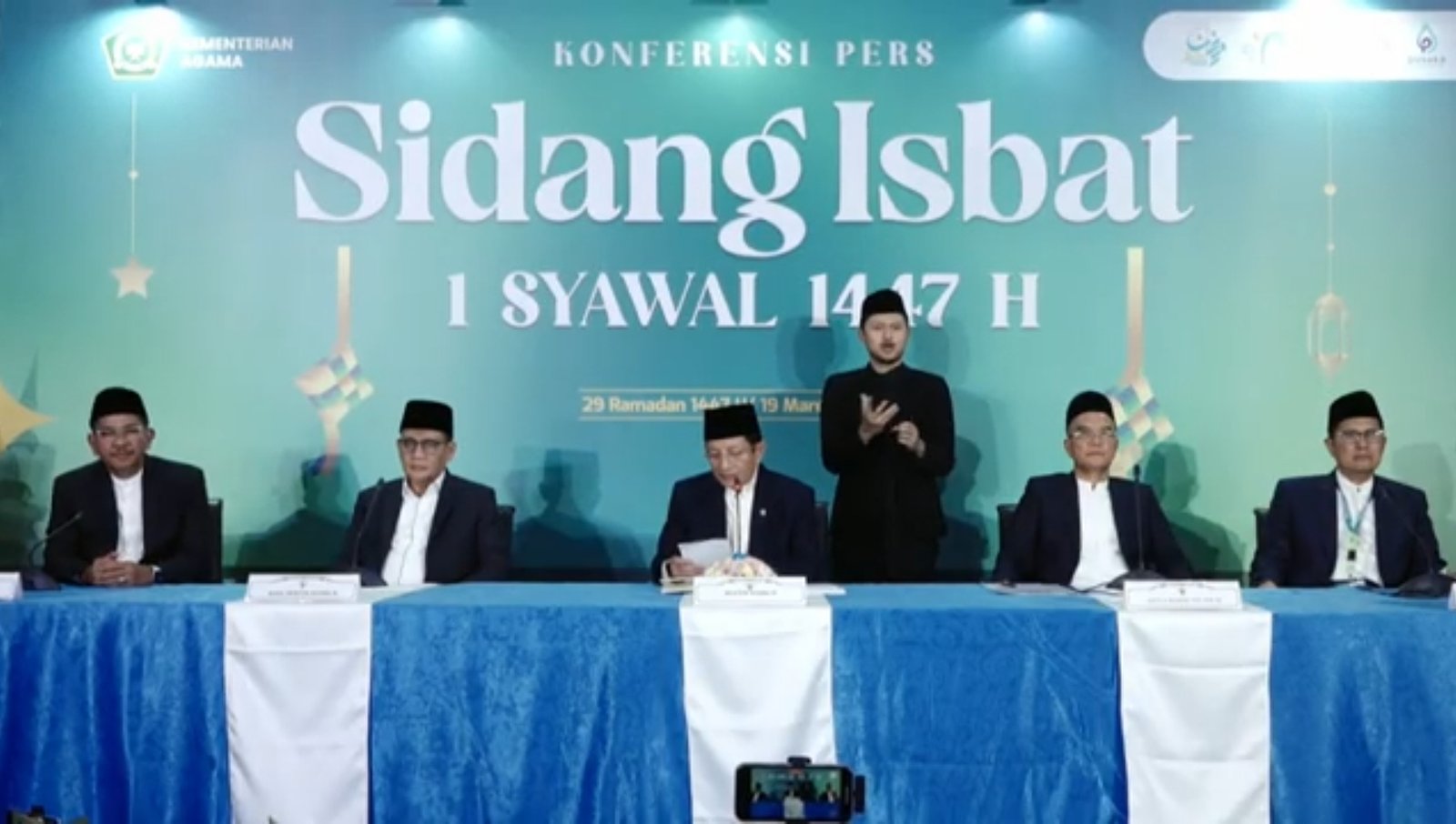 Hilal Tak Terlihat, Pemerintah Tetapkan Hari Raya Idul Fitri 1447 Hijriah Jatuh Pada Sabtu 21 Maret 2026