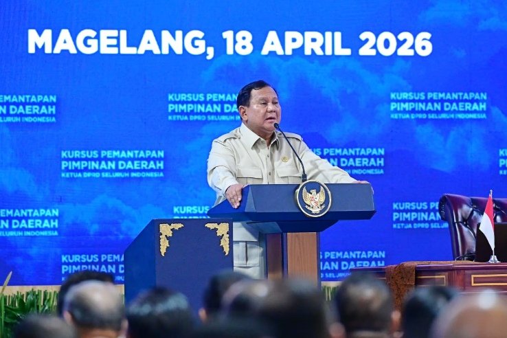 Ingin Bicara Dari Hati Ke Hati, Presiden Prabowo Mintak Wartawan Keluar Saat Pidato di Retreat DPRD Magelang