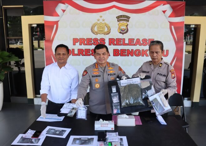 Baru Dua Pekan Jabat Kasat Narkoba, Enam Pelaku Narkoba Jaringan Lintas Provinsi Berhasil Diringkus
