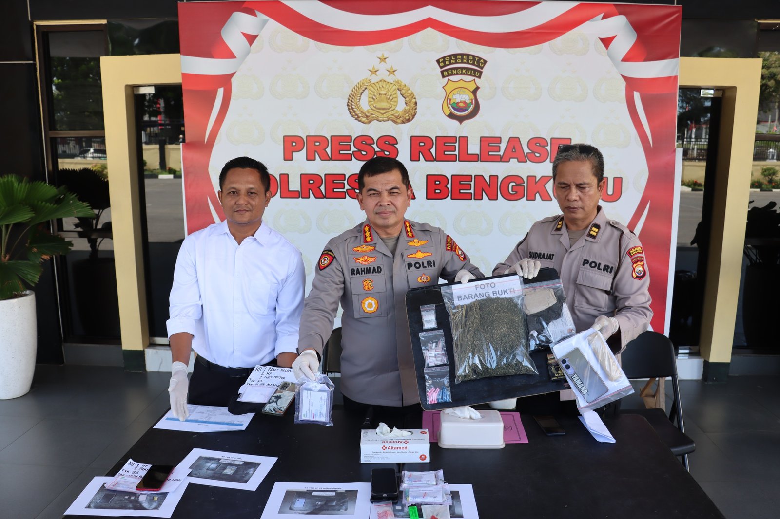 Baru Dua Pekan Jabat Kasat Narkoba, Enam Pelaku Narkoba Jaringan Lintas Provinsi Berhasil Diringkus