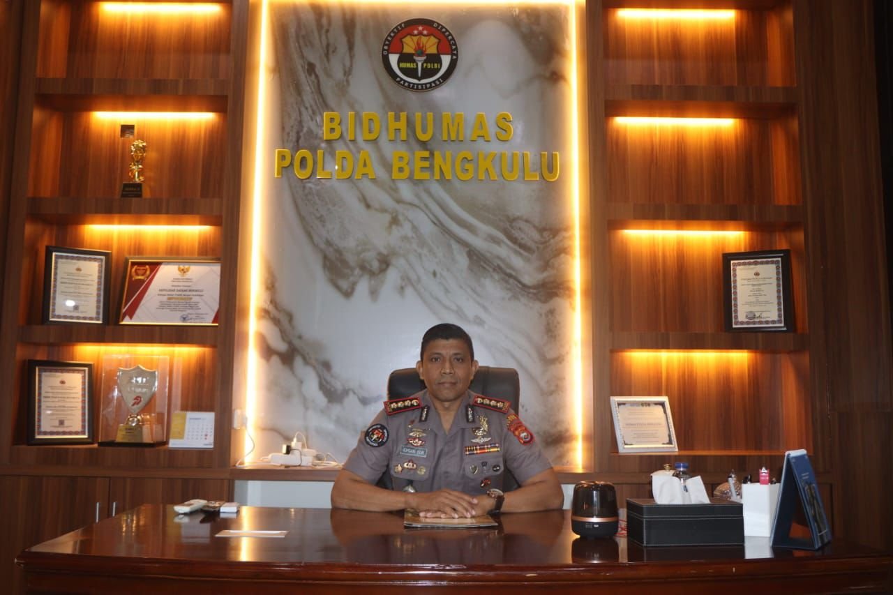 Kabid Humas Polda Bengkulu Kombes Pol. Ichsan Nur, S.I.K.