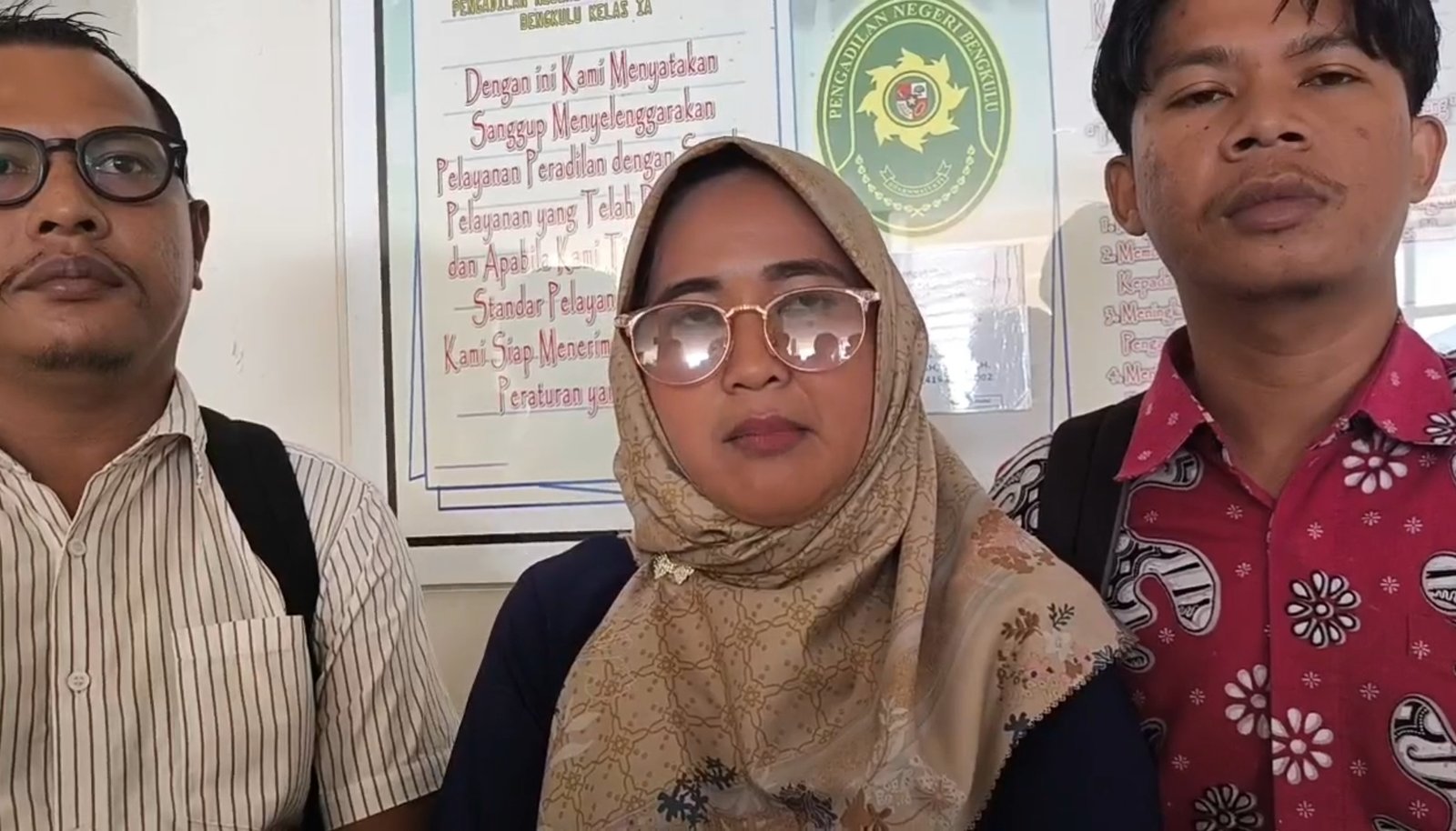 Sherly Veranica Kuasa Hukum Terdakwa Kasus pembebasan lahan tol Bengkulu-Taba Penanjung.