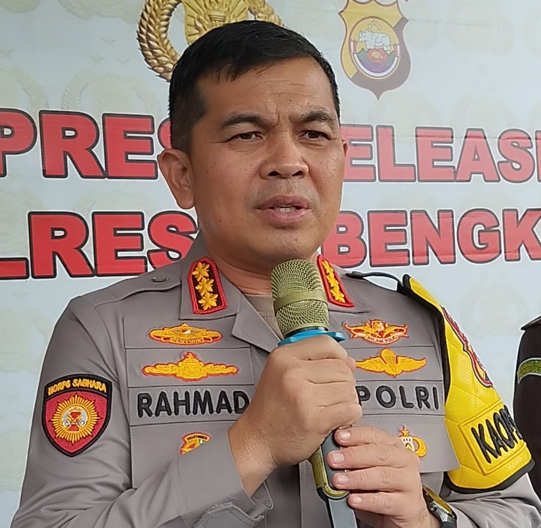Kapolresta Bengkulu Kombes Pol. Rahmad Hidayat, S.S., M.H.