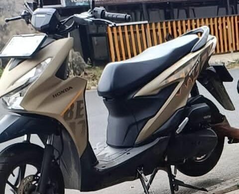 Motor beat milik korban yang di curi oleh dua orang pelaku.