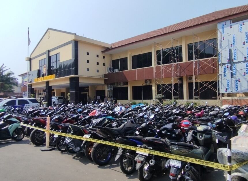 Satlantas Polresta Bengkulu Sikat Ratusan Motor Berknalpot Brong, Mayoritas Pelajar Di Bawah Umur