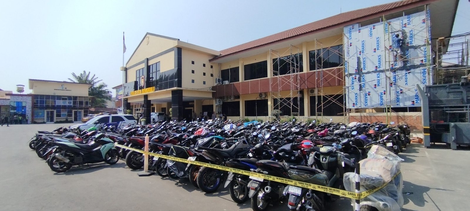 Satlantas Polresta Bengkulu Sikat Ratusan Motor Berknalpot Brong, Mayoritas Pelajar Di Bawah Umur